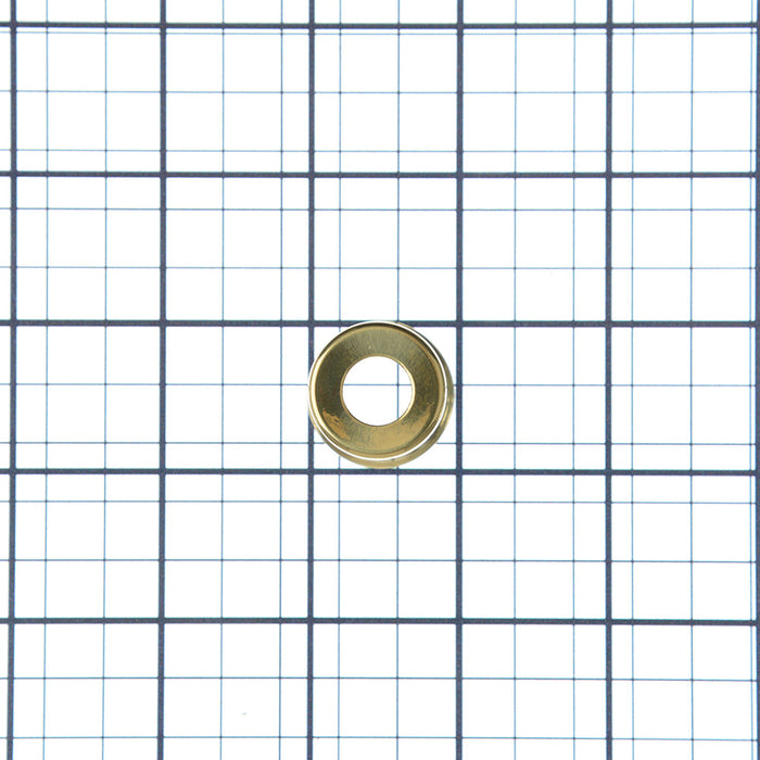 SATCO/NUVO Solid Brass Spacer 7/16 Inch Hole 1-1/2 Inch Height 7/8 Inch Diameter 1 Inch Base Diameter Polished And Lacquered (90-2225)