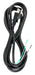 SATCO/NUVO 10 Foot 18/3 SJT 105C Heavy Duty Cord Set Black Finish 50 Carton 3 Prong Molded Plug Stripped And Slit (90-2325)