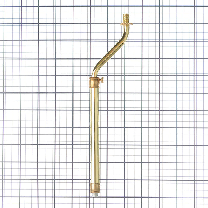 SATCO/NUVO Adjustable Figurine 10 Inch-15 Inch 1/8 IP Threaded Ends Brass Plated Finish (90-273)
