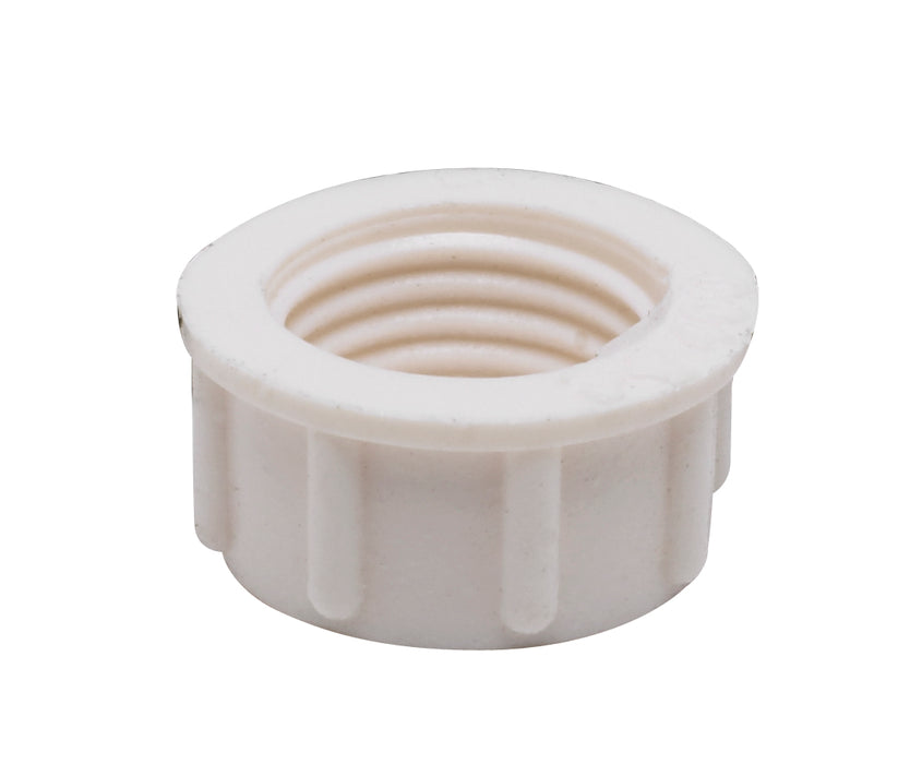 SATCO/NUVO Plastic Bushing 1/8 IP Female White Finish (90-321)
