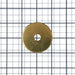 SATCO/NUVO Steel Check Ring Straight Edge 1/8 IP Slip Brass Plated Finish 2 Inch Diameter (90-357)