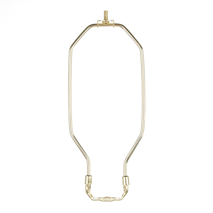 SATCO/NUVO Light Duty Harp Polished Brass Finish 9-1/2 Inch Height 1/8 IP Saddle 1/4-27 Thread (90-560)