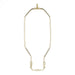 SATCO/NUVO Light Duty Harp Polished Brass Finish 9-1/2 Inch Height 1/8 IP Saddle 1/4-27 Thread (90-560)