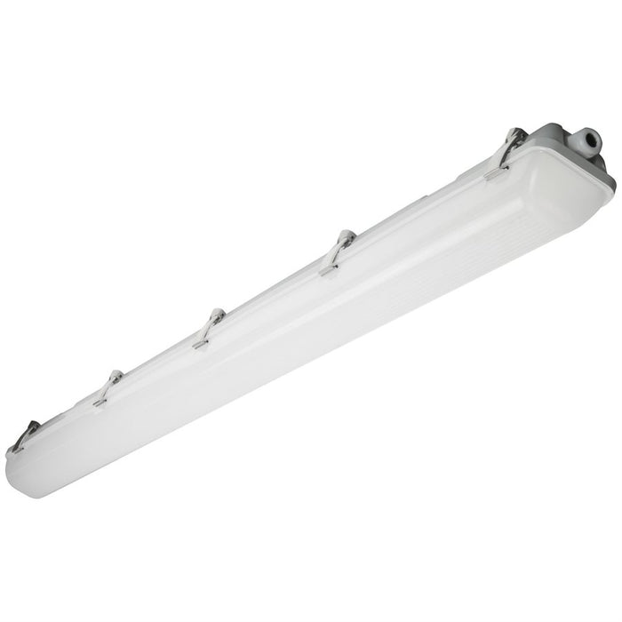 Sunlite LFX/VTS/4'/MW/3SCT/BLS Vapor Proof LED Fixture Wattage/CCT Selectable 25W/38W/50W 3500K/4000K/5000K 120-277V 0-10V Dimming Bi-Level Motion Sensor (90748-SU)