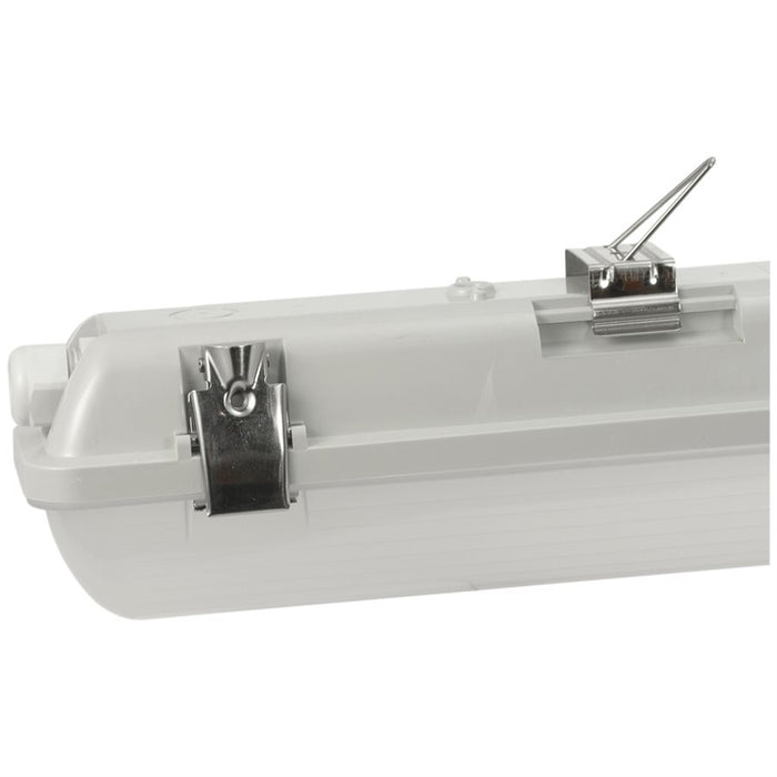 Sunlite LFX/VTS/4'/MW/3SCT/BLS Vapor Proof LED Fixture Wattage/CCT Selectable 25W/38W/50W 3500K/4000K/5000K 120-277V 0-10V Dimming Bi-Level Motion Sensor (90748-SU)
