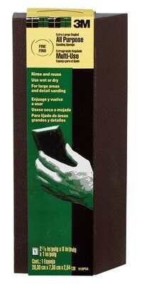 3M - 92250 Extra Large Single Angle Sanding Sponge 910Psa-12-Cc 2-7/8 Inch X 8 Inch X 1 Inch Fine (7100101547)