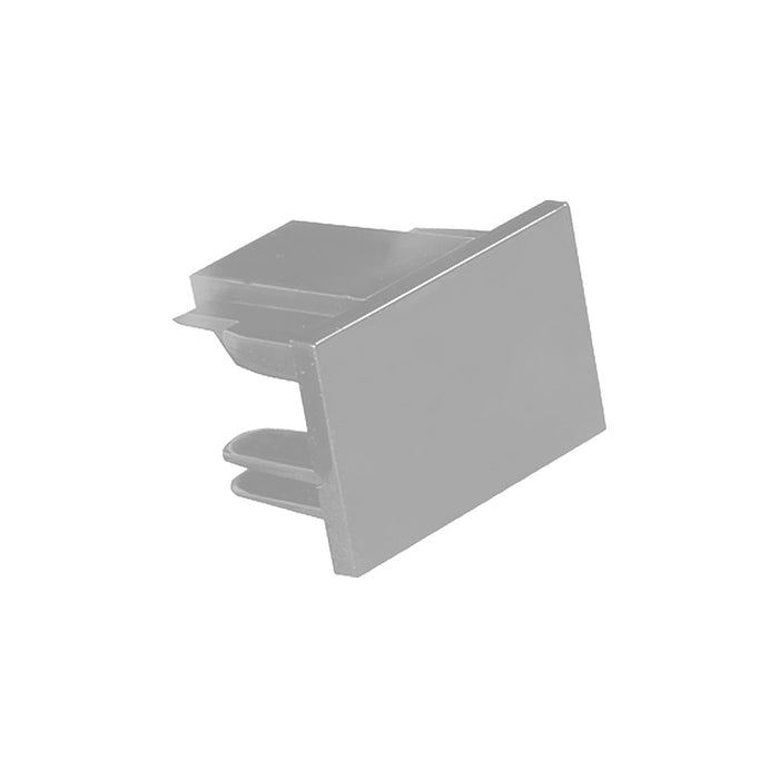 Philips Lightolier 56476 Basic Track System Dead-End Cover Aluminum (#912400461057)