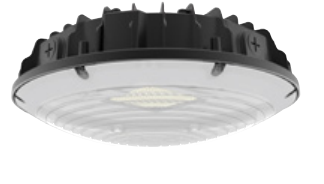 Philips Ready To Go Stonco GCR90-SCT-G1-SM-5-10-BZ LED Garage/Canopy Round Selectable Wattage/CCT Selectable 70W/80W/90W 3000K/4000K/5000K Bronze (912401591780)