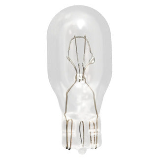 Standard 1.4 Amps 1.4 Inch T5 Incandescent 12.8V Wedge Base Clear Miniature Bulb (#921)