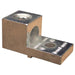 MORRIS Dual Rated Aluminum Mechanical Turn-Prevent Lug 2/0 One Conductor Once Hole Mount (91312)