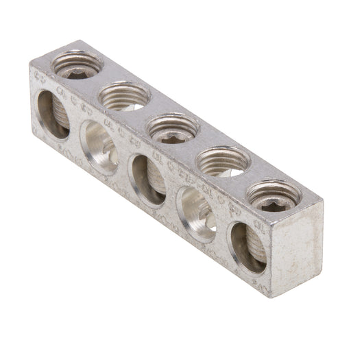 NSI Neutral Bar Aluminum 4-14 5-Hole 3 Circuit (#4-14-515)