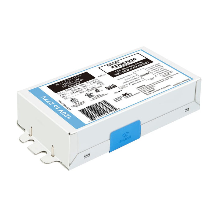 Advance XI075C200V054DSM1M Xitanium 75W Constant Current LED Driver 2.0A 54V 120-277V 0-10V Dimming INT With SimpleSet (#929000774813)