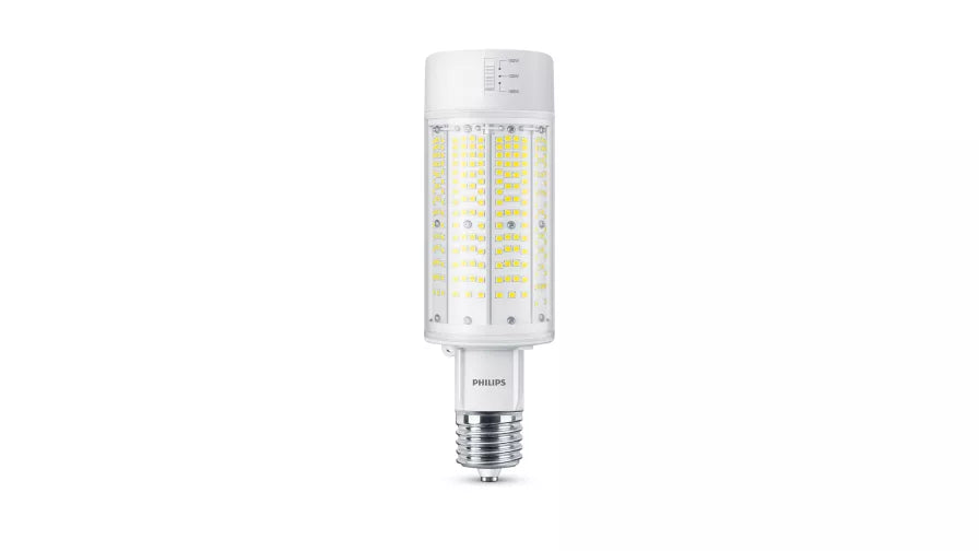 Philips 607424 LED Corn Cob EX39 Base Wattage Selectable 100W/130W/180W 30000Lm 4000K 120-277V 70 CRI Clear (#929004280404)