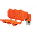 SATCO/NUVO Triple Orange Outdoor Grounded 3 Outlet Current Tap No Wire 15A/125V 1875W (93-5042)