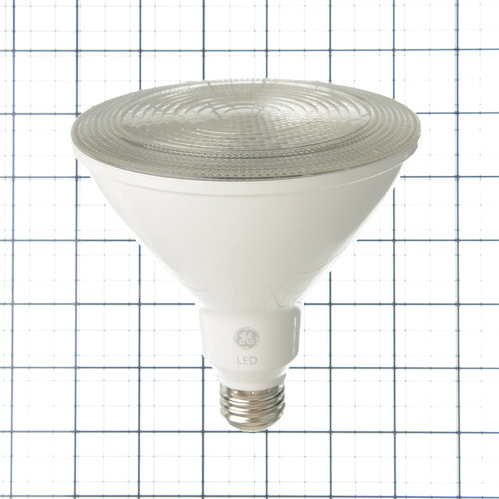 GE LED18DP38ROW930/40 18W LED PAR38 Directional Lamp 120V 1550Lm 3000K 90 CRI Dimmable 40 Degree Beam Angle E26 Base White Housing (93311934)
