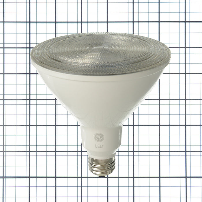 GE LED18DP38ROW935/25 18W LED PAR38 Directional Lamp 120V 1700Lm 3500K 90 CRI Dimmable 25 Degree Beam Angle E26 Base White Housing (93311935)