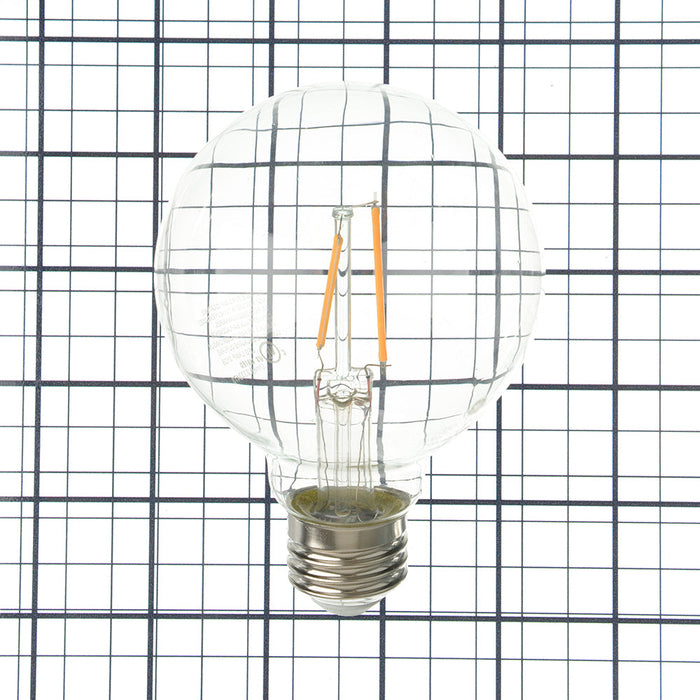 GE LED4DFG25-C/927 4W LED G25 Lamp 120V 350Lm 2700K 90 CRI Dimmable E26 Base Clear (93311963)