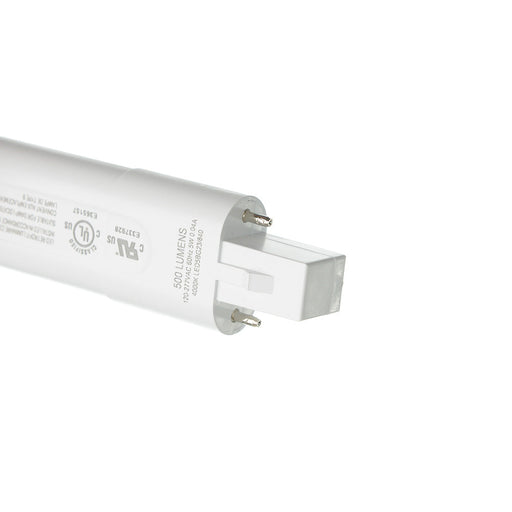 GE LED5BG23/840 5W LED Type B 2-Pin Plug-In Lamp 120-277V 500Lm 4000K 80 CRI G23 Base (93312483)