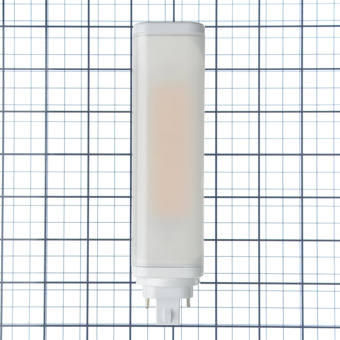 GE LED18BG24-H/8SC/120-347 18W LED SpectraChoice Type B Plug-In Lamp Horizontal 2-Pin 120-347V CCT Selectable 2700K/3000K/3500K/4000K G24d/G24q/GX24q Base (93312525)