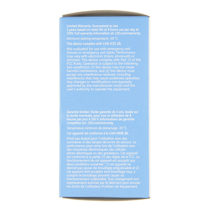 GE LED7DFA19/927/E-C 7W LED A19 Lamp Medium E26 Base 2700K 800Lm 90 CRI 120V Clear (93319159)