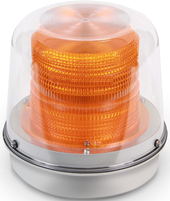 Edwards Signaling Heavy-Duty Strobe Indoor Outdoor May Be Direct Or 3/4 Inch Conduit Mounted On Any Plane With Clear Dome Cover (94A-R5)