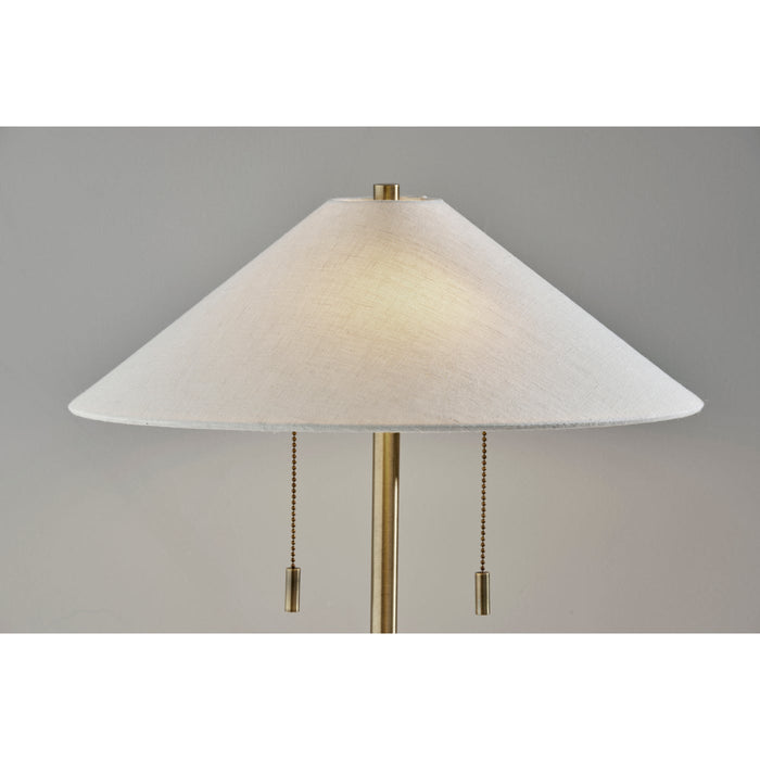 Adesso Claremont Table Lamp Antique Brass (9400-21)