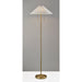 Adesso Claremont Floor Lamp Antique Brass (9401-21)