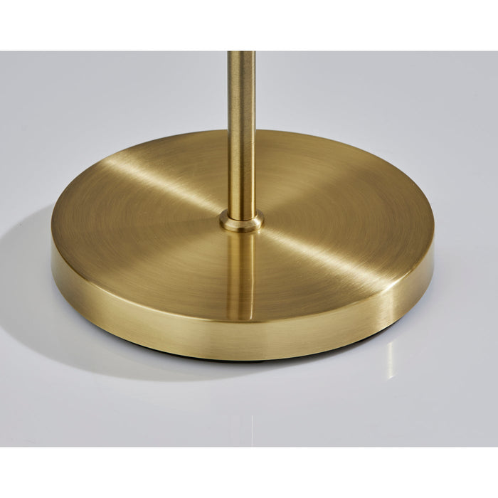 Adesso Claremont Floor Lamp Antique Brass (9401-21)