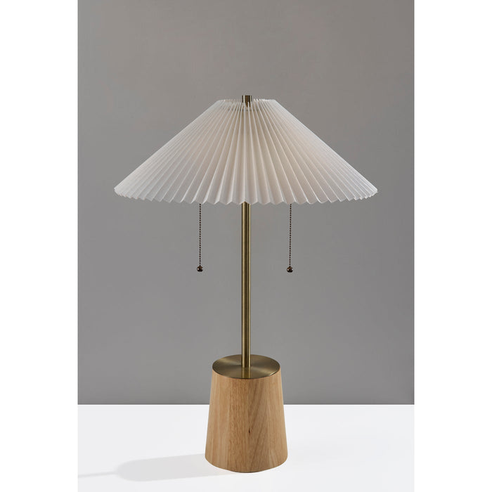 Adesso Ophelia Table Lamp Antique Brass (9402-21)
