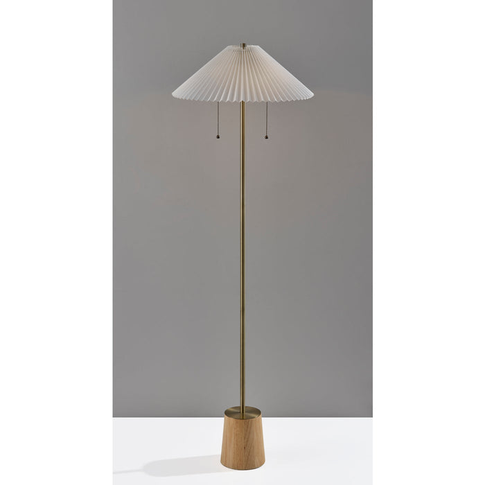 Adesso Ophelia Floor Lamp Antique Brass (9403-21)