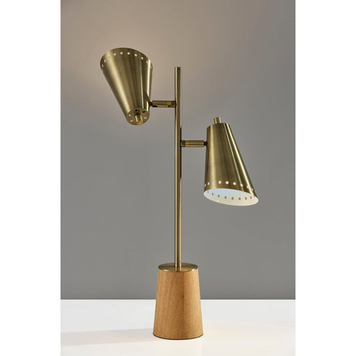 Adesso Josephine Desk Lamp Antique Brass (9410-21)
