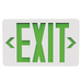 Halco EV-EXE-GR-RC Evade2.7W Exit Sign With Green Lettering And Remote Capability (95002)
