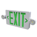 Halco EV-EXC-GR Evade Exit Sign And Emergency Combination Unit With Green Lettering 2.8W (95004)
