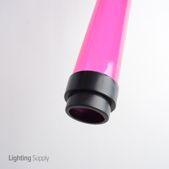 Standard 96 Inch Pink Fluorescent T8 Tube Guard With End Caps (T8-PINKF96)