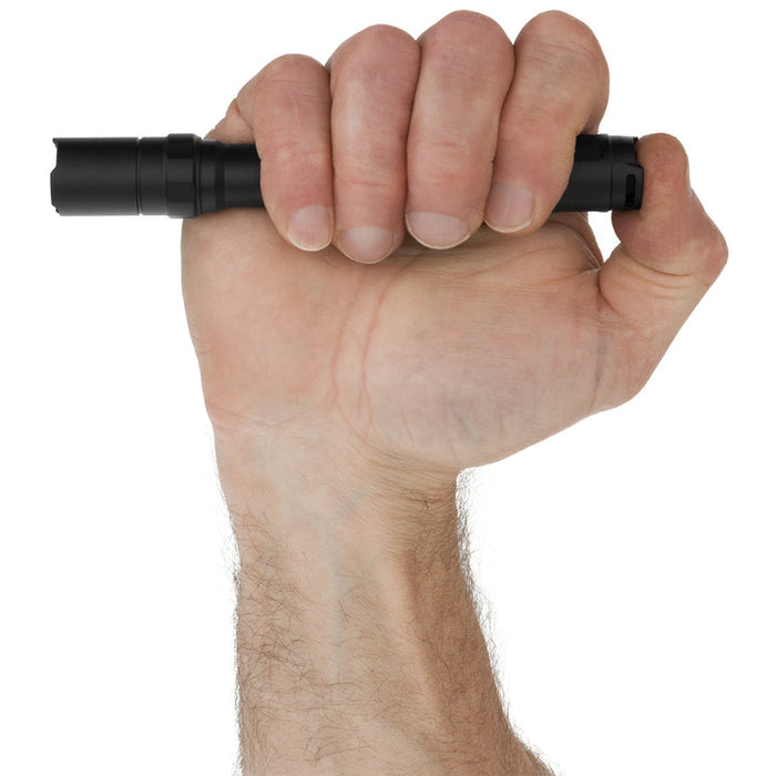 Nightstick Aluminum Mini-TAC Pro Flashlight-Black-2 AA Batteries (MT-220)