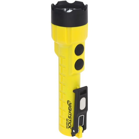 Nightstick X-Series Dual-Light Flashlight With Dual Magnets-Yellow-3 AA (NSP-2424YMX)