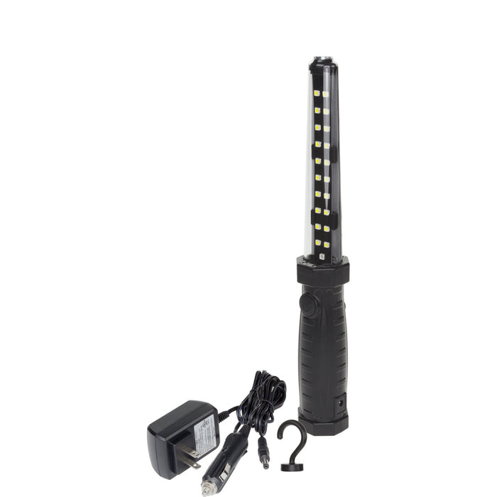Nightstick Multi-Purpose Rechargeable Floodlight With Magnetic Hooks And Replaceable Lens-Black (NSR-2168B)