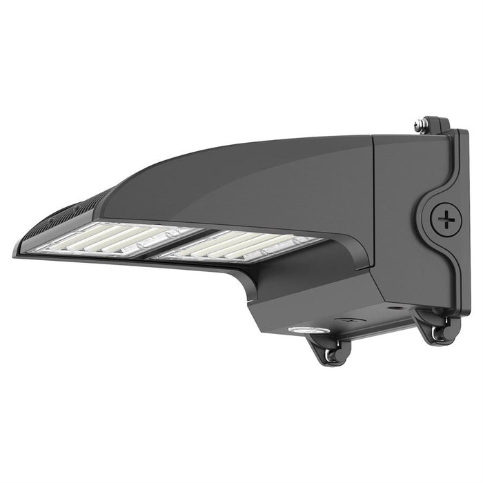 Sunlite LED Rotatable Wall Pack Wattage/CCT Selectable 40W/50W/60W/80W 3000K/4000K/5000K 120-277V 80 CRI Black (97096-SU)