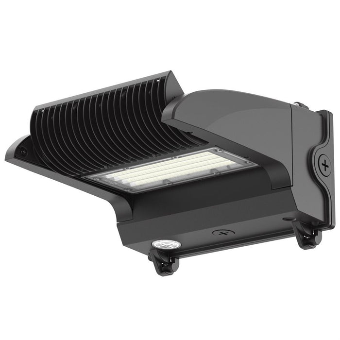 Sunlite LED Rotatable Wall Pack Wattage/CCT Selectable 40W/50W/60W/80W 3000K/4000K/5000K 120-277V 80 CRI Black (97096-SU)