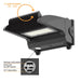 Sunlite LED Rotatable Wall Pack Wattage/CCT Selectable 40W/50W/60W/80W 3000K/4000K/5000K 120-277V 80 CRI Black (97096-SU)