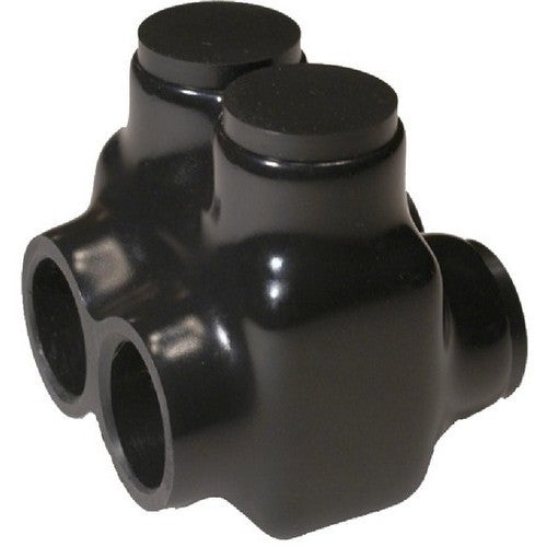 MORRIS 1/0-2 Black Insulated Connector Dual (97115)