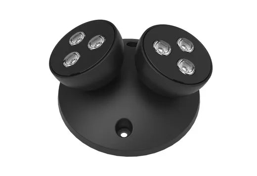 Halco EMG-RH-2-IND-BK Emergence Double Remote Indoor Round Head Black (97117)