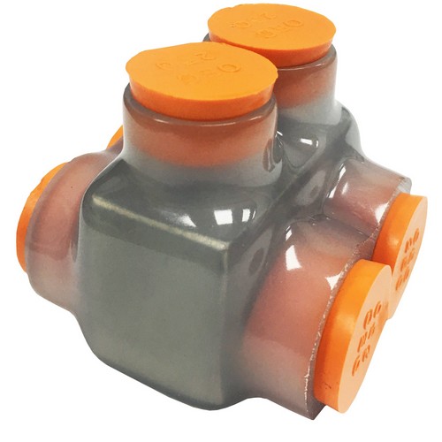 MORRIS #2-4 Clear Insulated Connector Dual (97334)