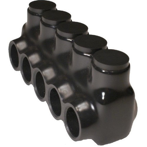MORRIS #4- 5 Black Insulated Connector Single (97515)