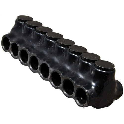 MORRIS 2/0- 8 Black Insulated Connector Dual (97638)