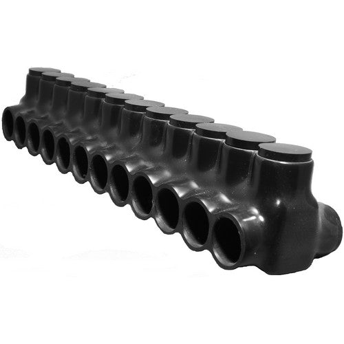 MORRIS 3/0- 12 Black Insulated Connector Dual (97692)