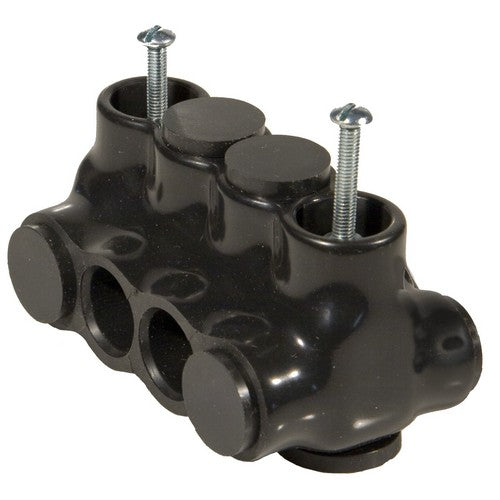 MORRIS 750-4 Black Insulated Connector Mountable Dual (97874)
