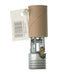Leviton Medium Base One Piece Candelabra Sockets Incandescent Fiber Disc Lamp Holder Single Circuit Back Wired Brown (9800)