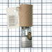 Leviton Medium Base One Piece Candelabra Sockets Incandescent Fiber Disc Lamp Holder Single Circuit Back Wired Brown (9800)