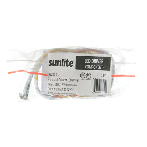 Sunlite  LED Driver 350Ma 100-135Vac 15W Constant Current Dimmable (98211-SU)